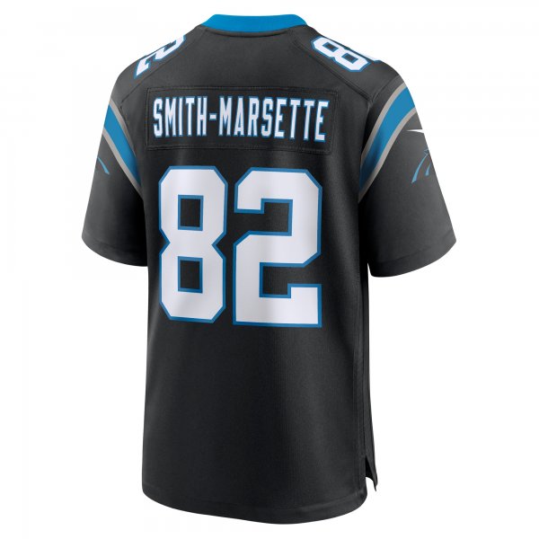 Men's Carolina Panthers Ihmir Smith-Marsette Nike  Black Team Game Jersey