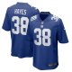 Men's New York Giants Kaleb Hayes Nike  Royal  Game Jersey