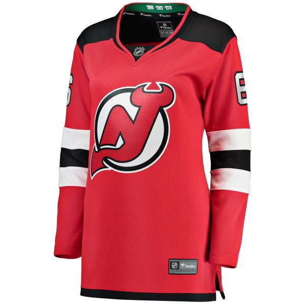 Women's New Jersey Devils John Marino Fanatics Red Home Breakaway Player Jersey