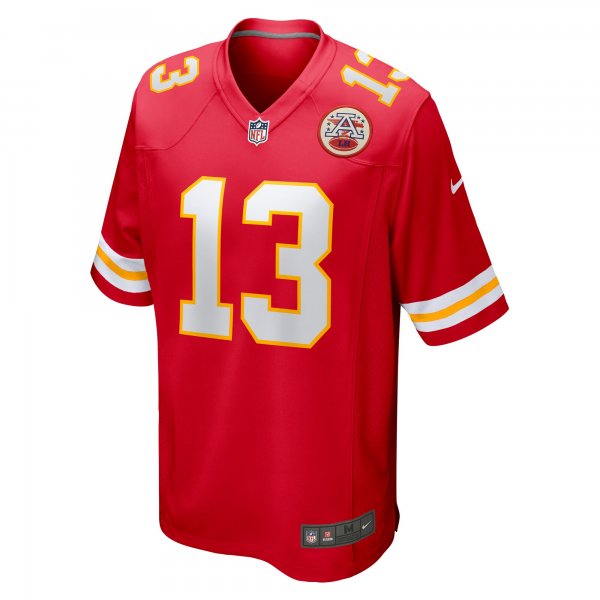 Men's Kansas City Chiefs Chris Oladokun Nike  Red  Game Jersey