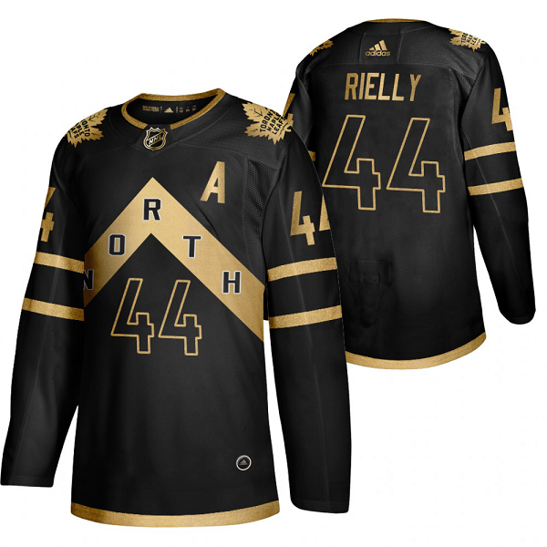 Men's Adidas Toronto Maple Leafs #44 Morgan Rielly 2020 City Edition Black Jersey