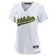 Women's Oakland Athletics Nike White Home Blank Replica Jersey