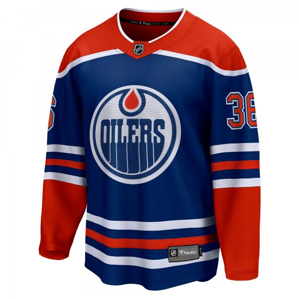 Men's Edmonton Oilers Jack Campbell Fanatics Royal Home Breakaway Player Jersey