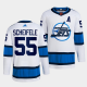 Men's Winnipeg Jets #55 Mark Scheifele White 2022 Reverse Retro NHL Jersey