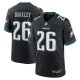 Men's Philadelphia Eagles Saquon Barkley Nike  Black Alternate Game Jersey