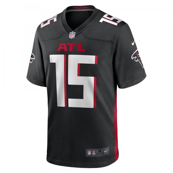 Men's Atlanta Falcons Feleipe Franks Nike Black Game Jersey