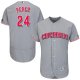 Cincinnati Reds #24 Tony Perez Grey Flexbase Collection Stitched MLB Jersey