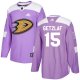 Adidas Anaheim Ducks #15 Ryan Getzlaf Purple Fights Cancer Stitched NHL Jersey