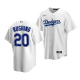 Men's Los Angeles Dodgers #20 Dalton Rushing 2022 MLB Draft Jersey White Home