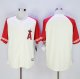 Los Angeles Angels of Anaheim Blank Cream/Red Exclusive New Cool Base Stitched MLB Jersey