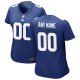 Women's Nike Royal New York Giants Custom Jersey