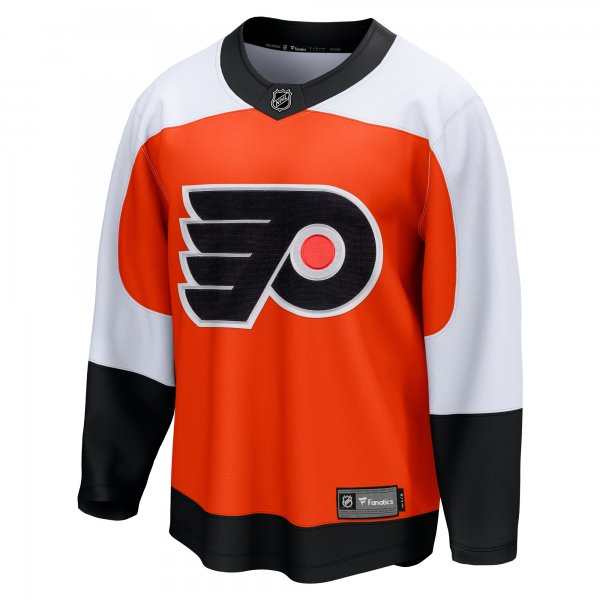 Men's Philadelphia Flyers Fanatics Burnt Orange Home Premier Breakaway Jersey