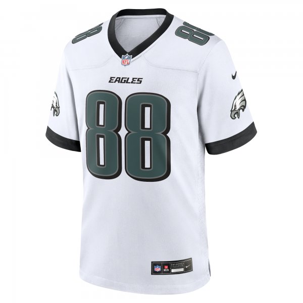 Men's Philadelphia Eagles Dallas Goedert Nike White White Game Jersey