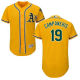 Oakland Athletics #19 Bert Campaneris Gold Flexbase Collection Stitched MLB Jersey