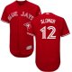 Toronto Blue Jays #12 Roberto Alomar Red Flexbase Collection Canada Day Stitched MLB Jersey