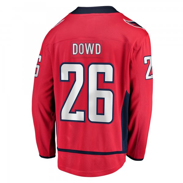 Men's Washington Capitals Nic Dowd Fanatics Red Home Breakaway Player Jersey