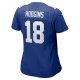 Women's New York Giants Isaiah Hodgins Nike Royal Home Game Player Jersey