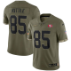 Men's Nike George Kittle #85 Olive San Francisco 49ers 2022 Salute To Service Limited Jersey