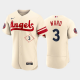 Men's Los Angeles Angels #3 Taylor Ward 2022 City Connect Cream MLB Flex Base Jersey