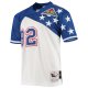 Men's NFC Reggie White Mitchell & Ness White/Blue 1995 Pro Bowl Jersey