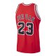 Men's Chicago Bulls Michael Jordan Mitchell & Ness Scarlet 1997/98 Hardwood Classics Jersey