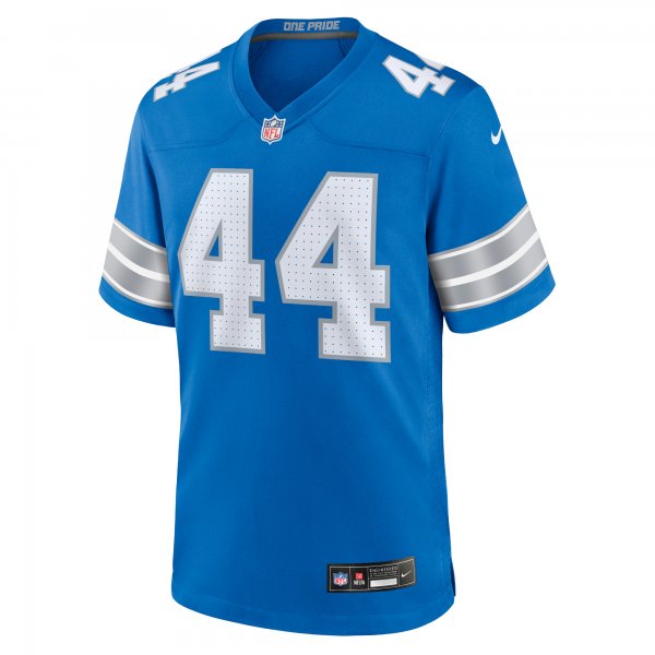 Men's Detroit Lions Malcolm Rodriguez Nike Blue Game Jersey