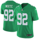 Men's Nike Philadelphia Eagles #92 Reggie White Green Stitched NFL Limited Rush Jersey