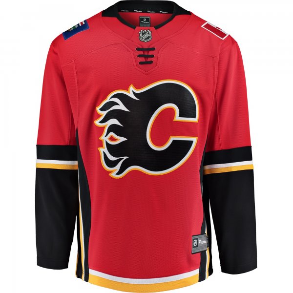 Youth Calgary Flames Fanatics Red/Black Premier Breakaway Alternate Jersey