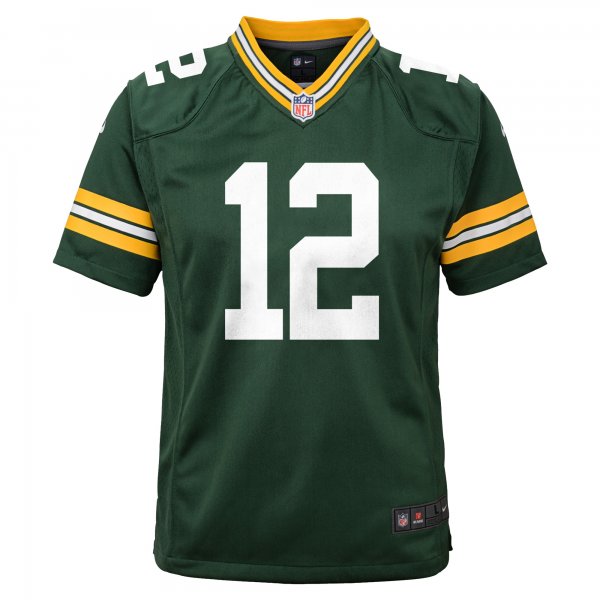 Youth Green Bay Packers Aaron Rodgers Nike Green Game Jersey