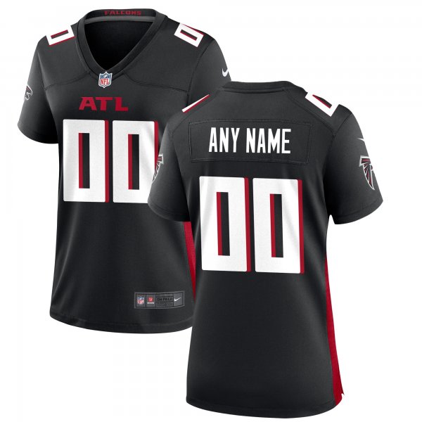 Nike Atlanta Falcons Women's Custom Limited Black Jersey