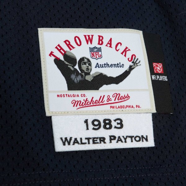 Men's Chicago Bears 1983 Walter Payton Mitchell & Ness Navy Throwback Retired Player Jersey