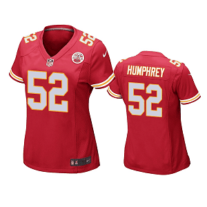 Women's Kansas City Chiefs #52 Creed Humphrey Red Game Jersey