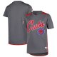 Youth Chicago Cubs Stitches Charcoal Team V-Neck Jersey