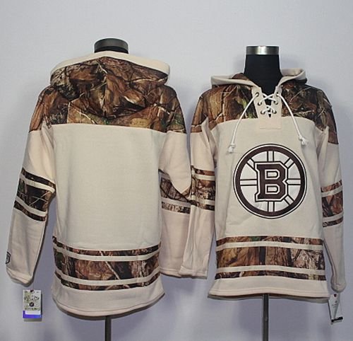 Boston Bruins Blank Cream/Camo Stitched NHL Jersey