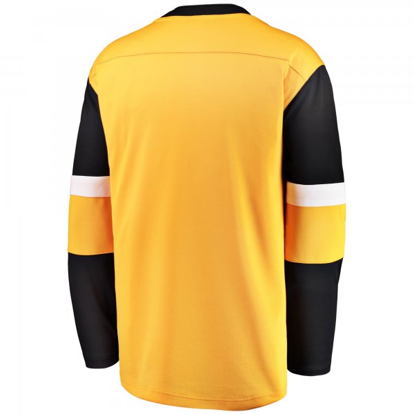 Men's Pittsburgh Penguins Fanatics Gold Alternate Breakaway Jersey