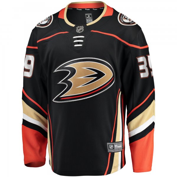 Men's Anaheim Ducks Ben Meyers Fanatics Black Home Premier Breakaway Player Jersey