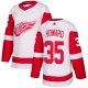 Adidas Detroit Red Wings #35 Jimmy Howard White Road Stitched NHL Jersey