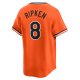 Men's Baltimore Orioles Cal Ripken Jr. Nike Orange Throwback Cooperstown Limited Jersey