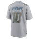 Men's Los Angeles Chargers Justin Herbert Nike Gray Atmosphere Fashion Game Jersey