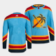 Men's Florida Panthers Blank Blue 2022 Reverse Retro NHL Jersey