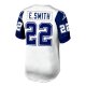 Men's Dallas Cowboys 1996 Emmitt Smith Mitchell & Ness White Throwback Retired Player Jersey