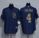 St. Louis Cardinals #4 Yadier Molina Denim Blue Salute to Service Stitched MLB Jersey