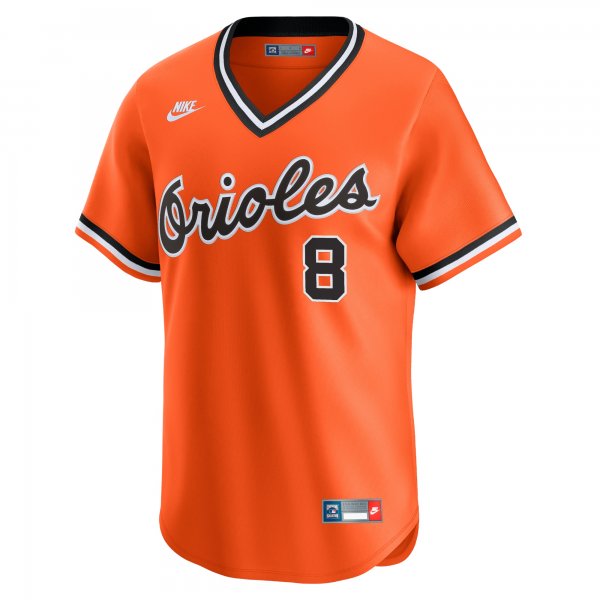 Men's Baltimore Orioles Cal Ripken Jr. Nike Orange Throwback Cooperstown Limited Jersey