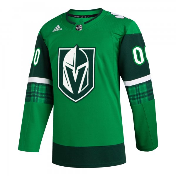 Men's Vegas Golden Knights  adidas Kelly Green St. Patrick's Day Custom Jersey