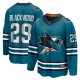 Men's San Jose Sharks Mackenzie Blackwood Fanatics Teal Home Breakaway Jersey