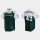 Men's Colorado Rockies #49 Antonio Senzatela 2022 City Connect Green MLB Jersey