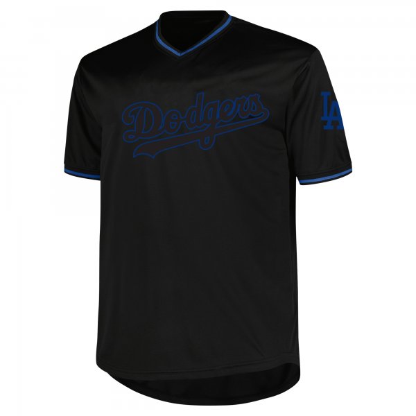 Men's Los Angeles Dodgers Profile Black Big & Tall Pop Fashion Jersey