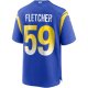 Men's Los Angeles Rams London Fletcher Nike Royal Game Retired Player Jersey