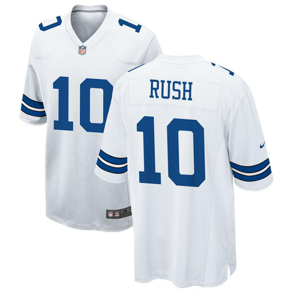 Men's Dallas Cowboys #10 Cooper Rush Nike White Limited NFL Jersey