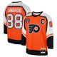 Youth Philadelphia Flyers Eric Lindros Mitchell & Ness Orange 1996-97 Blue Line Player Jersey